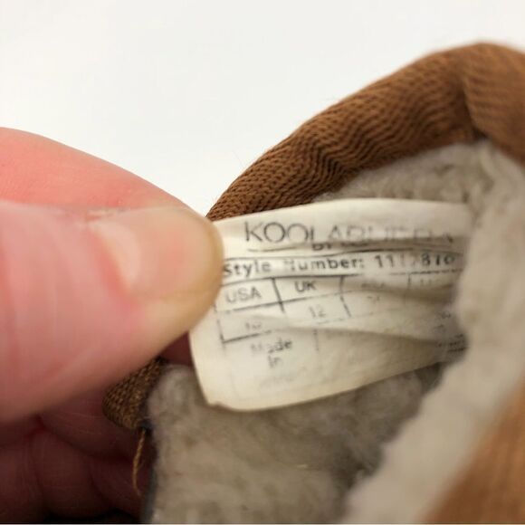 Koolaburra Ugg Girls Victoria Mini Boot Size 13 Chestnut Brown Style 1117810 - Picture 6 of 7